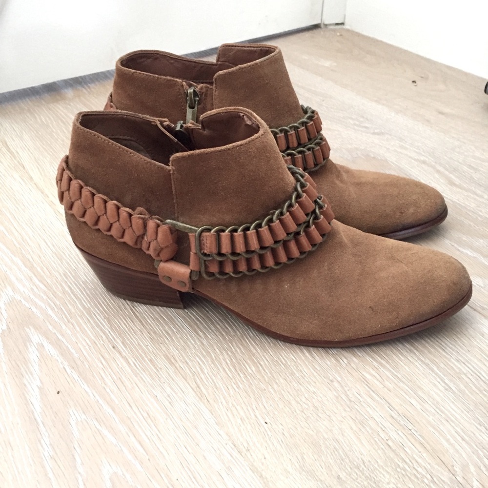 Leather boots